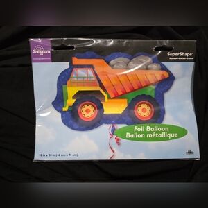 Anagram SuperShape Dump Truck Foil Balloon